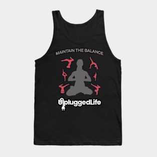 Unplugged Life Yoga TShirt Tank Top